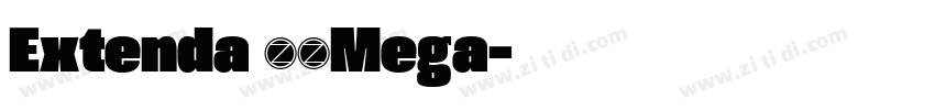 Extenda 50Mega字体转换
